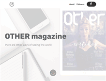 Tablet Screenshot of other-magazine.com